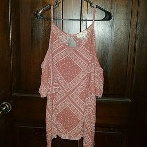 XL cold shoulder blouse